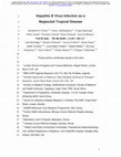 Research paper thumbnail of Hepatitis B Virus Infection as a 1 Neglected Tropical Disease 2 3