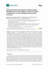 Research paper thumbnail of Antiproliferative Homoleptic and Heteroleptic Phosphino Silver(I) Complexes: Effect of Ligand Combination on Their Biological Mechanism of Action