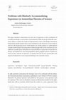 Research paper thumbnail of Problems with Rhubarb: Accommodating Experience in Aristotelian Theories of Science