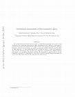 Research paper thumbnail of Gravitational measurements in Non-commutative spaces