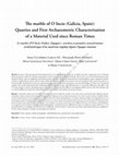 Research paper thumbnail of The marble of O Incio (Galicia, Spain): Quarries and first archaeometric characterisation of a material used since roman times