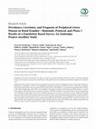 Research paper thumbnail of Prevalence, correlates, and prognosis of peripheral artery disease in rural ecuador-rationale, protocol, and phase I results of a population-based survey: an atahualpa project-ancillary study