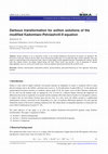 Research paper thumbnail of Darboux transformation for soliton solutions of the modified Kadomtsev-Petviashvili-II equation