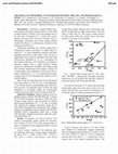 Research paper thumbnail of The Moss (CO3) meteorite: An integrated isotopic, organic and mineralogical study (abstract #2267)