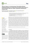 Research paper thumbnail of Agavins Impact on Gastrointestinal Tolerability-Related Symptoms during a Five-Week Dose-Escalation Intervention in Lean and Obese Mexican Adults: Exploratory Randomized Clinical Trial