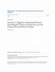 Research paper thumbnail of Abandoned Women: Rewriting the Classics in Dante, Boccaccio, and Chaucer. Suzanne C.  Hagedorn. Ann Arbor: University of Michigan Press, 2004. Pp. xi+220