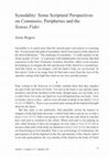 Research paper thumbnail of Synodality: Some Scriptural Perspectives on Communio, Peripheries and the Sensus Fidei