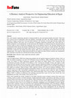 Research paper thumbnail of A Business Analysis Perspective for Engineering Education in Egypt