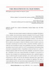 Research paper thumbnail of Paris: prolegômenos de uma cidade moderna