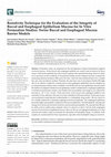 Research paper thumbnail of Resistivity Technique for the Evaluation of the Integrity of Buccal and Esophageal Epithelium Mucosa for In Vitro Permeation Studies: Swine Buccal and Esophageal Mucosa Barrier Models