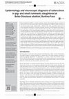 Research paper thumbnail of Epidemiology and microscopic diagnosis of tuberculosis in pigs and small ruminants slaughtered at Bobo-Dioulasso abattoir, Burkina Faso