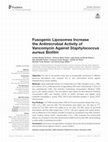 Research paper thumbnail of Fusogenic Liposomes Increase the Antimicrobial Activity of Vancomycin Against Staphylococcus aureus Biofilm