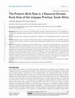 Research paper thumbnail of The Preterm Birth Rate in a Resource-Stricken Rural Area of the Limpopo Province, South Africa