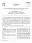 Research paper thumbnail of Production of biodiesel through optimized alkaline-catalyzed transesterification of rapeseed oil