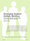 Research paper thumbnail of Developing Students' Multiple Identities: How Career Services Practitioners Can Put Theory into Practice