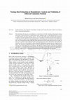 Research paper thumbnail of Turning Rate Estimation in Roundabouts: Analysis and Validation of Different Estimation Methods