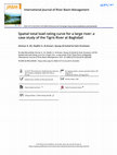 Research paper thumbnail of Spatial total load rating curve for a large river: A Case study of the Tigris River at Baghdad