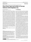 Research paper thumbnail of Flow of River Tigris and its Effect on the Bed Sediment within Baghdad, Iraq