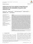 Research paper thumbnail of Sediment flux from Lesser Zab River in Dokan Reservoir: Implications for the sustainability of long‐term water resources in Iraq