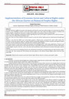 Research paper thumbnail of Implementation of Economic Social and Cultural Rights under the African Charter on Human Peoples Rights