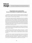 Research paper thumbnail of Preparándonos para el postconflicto: Rol de la Universidad en la trasformación del campo