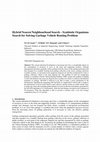 Research paper thumbnail of Hybrid Nearest Neighbourhood Search -Symbiotic Organisms Search for Solving Garbage Vehicle Routing Problem