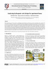 Research paper thumbnail of Analyzing hydroponic rack design for apartment house