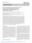 Research paper thumbnail of Effect of Sublethal Nickel Chloride Exposure on Crayfish, Astacus leptodactylus Ovary: An Ultrastructural, Autometallographic, and Electrophoretic Analyses