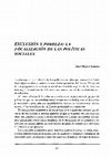 Research paper thumbnail of Exclusión y pobreza: la focalización de las políticas sociales