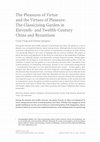 Research paper thumbnail of The Pleasures of Virtue and the Virtues of Pleasure: The Classicizing Garden in Eleventh- and Twelfth-Century China and Byzantium