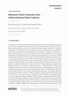 Research paper thumbnail of Maximum Power Extraction from Utility-Interfaced Wind Turbines