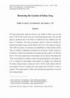 Research paper thumbnail of Restoring the Garden of Eden, Iraq