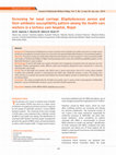 Research paper thumbnail of Screening for nasal carriage Staphylococcus aureus and their antibiotic susceptibility pattern among the health care workers in a tertiary care hospital, Nepal