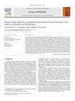 Research paper thumbnail of Climate change influence on building lifecycle greenhouse gas emissions: Case study of a UK mixed-use development