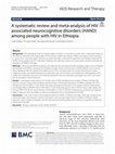 Research paper thumbnail of A systematic review and meta-analysis of HIV associated neurocognitive disorders (HAND) among people with HIV in Ethiopia