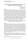 Research paper thumbnail of Expectativas dos agentes e efeitos das políticas monetárias e fiscais críveis nos índices setoriais da bolsa de valores brasileira