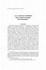 Research paper thumbnail of La catabase d’Orphée dans la poésie portugaise de la Renaissance