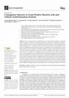 Research paper thumbnail of Conjugation Operons in Gram-Positive Bacteria with and without Antitermination Systems