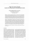 Research paper thumbnail of Origin and contacts of people buried at the LBK graveyard at Kleinhadersdorf, Austria