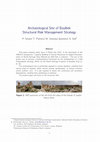 Research paper thumbnail of Archaeological Site of Baalbek Structural Risk Management Strategy