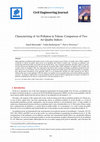 Research paper thumbnail of Characterizing of Air Pollution in Tehran: Comparison of Two Air Quality Indices