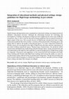 Research paper thumbnail of Integration of educational methods and physical settings: design guidelines for High/Scope methodology in pre-schools