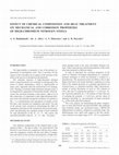 Research paper thumbnail of Effect of Chemical Composition and Heat Treatment on Mechanical and Corrosion Properties of High-Chromium Nitrogen Steels