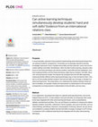 Research paper thumbnail of Can active learning techniques simultaneously develop students' hard and soft skills? Evidence from an international relations class