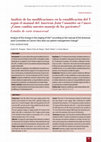 Research paper thumbnail of Análisis de las modificaciones en la estadificación del T según el manual del American Joint Committee on Cancer. ¿Cómo cambia nuestro manejo de los pacientes?