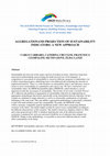 Research paper thumbnail of Aggregation and Projection of Sustainability Indicators: A New Approach