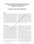 Research paper thumbnail of Hippocampal–Prefrontal Engagement and Dynamic Causal Interactions in the Maturation of Children's Fact Retrieval