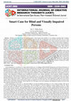 Research paper thumbnail of Smart Cane for Blind and Visually Impaired Persons