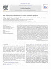 Research paper thumbnail of Role of ßarrestins in bradykinin B2 receptor-mediated signalling