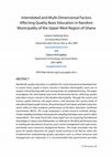 Research paper thumbnail of Interrelated and Multi-Dimensional Factors Affecting Quality Basic Education in Nandom Municipality of the Upper West Region of Ghana